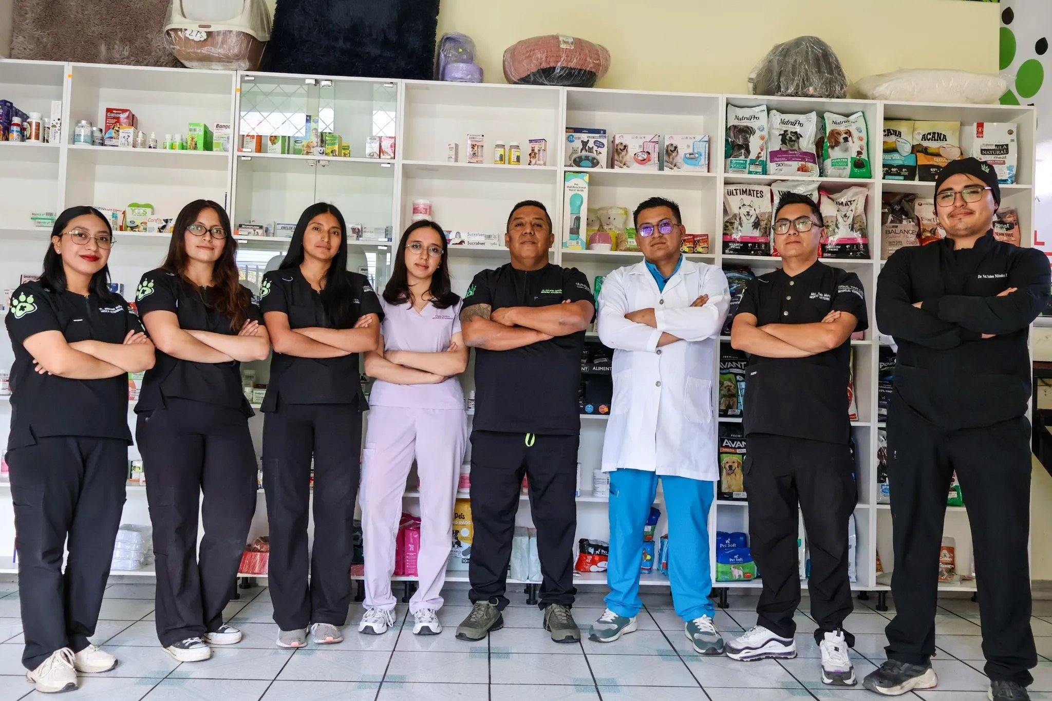 Equipo médico del Hospital Veterinario Quingvet